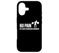 No Pain Just Légèrement Inconfort Citation Coque pour iPhone 17