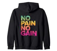 No Pain No Gain - Entraînement, Hommes, Femmes Sweat à Capuche