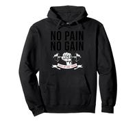 « No Pain No Gain Shut Up And Train » pour une motivation Sweat à Capuche