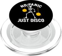 No Panic Just Disco Funny Skeleton Dancing Goth Emo Funny PopSockets PopGrip pour MagSafe