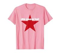 No Pasaran - Vous ne passerez Pas l'anarchie. T-Shirt, Homme, Rose, 3XL