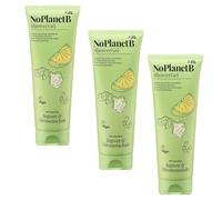 No Planet B Showergel Lot de 3 crèmes de douche au gingembre et au citron 3 x 250 ml, végétalien + 1 soin de douche ferme Bebe
