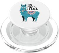 No Prob-Llama Christmas Winter Holiday Animal Enthusiast PopSockets PopGrip pour MagSafe