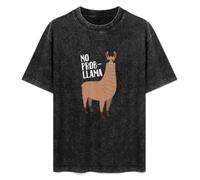 No Problem No Prob Llama Pun Llama Alpaca Lover Unisex T-Shirt Black Mens Top Tee 3XL
