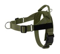 No Pull Dog Harness - Adjustable Breathable Pet Walking Vest with Secure Buckle Design - Comfort Padded Dog Harness for Medium Large Dogs Outdoor Training & Travel (Green, L)