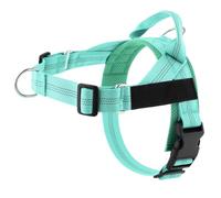 No Pull Dog Harness - Adjustable Breathable Pet Walking Vest with Secure Buckle Design - Comfort Padded Dog Harness for Medium Large Dogs Outdoor Training & Travel (Teal, XL)