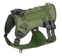 No Pull Dog Harness - Training Vest Handle Grip, Heavy Duty Adjustable Fit, Chest Control Walking Equipment, Secure Comfort Support Pet Gear System | Enhanced Safety Guidance For Daily Travel Exercise