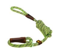 No Pull Rope, Nylon Dog Rope, Dog Training Rope, Ajustable Dog Leashes, Ajustable Length No Pull Rope for Medium Dogs Padded Handle Nylon Dog Rope for Walking and Training, 62,99in, Green, Grey