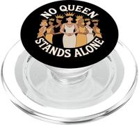 No Queen Stands Alone émancipation des Femmes Égalité des Femmes PopSockets PopGrip pour MagSafe
