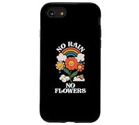 No Rain No Flowers | Arc-en-Ciel Nature | Motivation Coque pour iPhone SE (2020) / 7/8