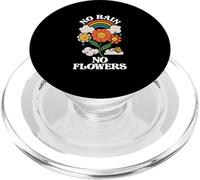 No Rain No Flowers | Arc-en-Ciel Nature | Motivation PopSockets PopGrip pour MagSafe