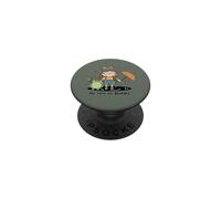 No Rain No Flowers Cottagecore Grenouille PopSockets PopGrip Adhésif