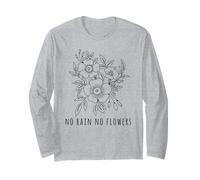 No Rain No Flowers Noir Manche Longue