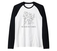 No Rain No Flowers Noir Manche Raglan
