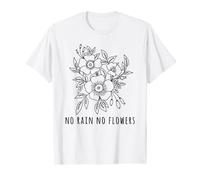 No Rain No Flowers Noir T-Shirt