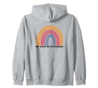 No Rain No Rainbows - Design Vintage Arc-en-Ciel Sweat à Capuche