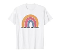 No Rain No Rainbows - Design Vintage Arc-en-Ciel T-Shirt