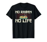 No Ramen No Life Nouilles Ramen Japonaises Kawaii T-Shirt