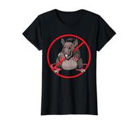 No Rat Sign Exterminator Contrôle des parasites T-Shirt Graphique avec Valeur