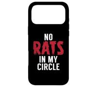 No Rats in My Circle Déclaration Amitié Coque pour iPhone 17 Pro Max