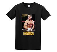 No Retreat No Surrender Vintage 1980S Birthday Jean Claude Van Damme Unisex 100% Cotton Short-Sleeve T-Shirts Black S