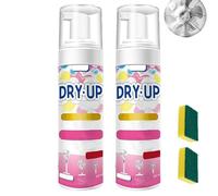 No-Rinse Fan Cleaner Spray, 200ml Fan Cleaner Spray for Household Fans, Multipurpose Remover Foam for Ceiling & Pedestal Fans, Fast-Acting (2Pcs)