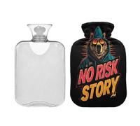 No Risk No Story Bouillotte avec housse souple 2 l pour crampes menstruelles et muscles endoloris Bolsa de agua Caliente para el Dolor