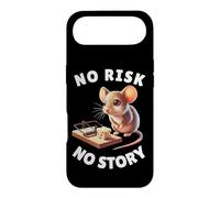 No Risk No Story Souris Mignonne et piège à Souris Cadeau de Motivation Coque pour iPhone Air
