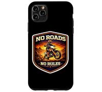 No Roads No Rules Motocross Dirt Bike Rider Moto Lover Coque pour iPhone 11 Pro Max