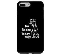 No Rodeo Today, Figurine Humoristique de Cowboy Triste Western Rodeo Coque pour iPhone 7 Plus/8 Plus