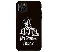 No Rodeo Today Funny Sad Cowboy Stickman pour Western Country Coque pour iPhone 11 Pro Max