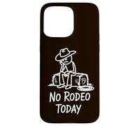 No Rodeo Today Funny Sad Cowboy Stickman pour Western Country Coque pour iPhone 15 Pro Max