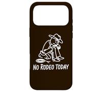 No Rodeo Today Funny Sad Cowboy Stickman pour Western Country Coque pour iPhone 17 Pro Max
