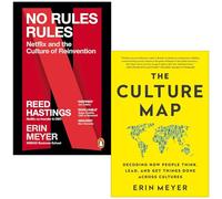 No Rules Rules Netflix et la culture de la réinvention par Reed Hastings & Culture Map par Erin Meyer 2 livres Collection Set