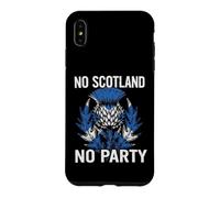 No Scotland No Party Drapeau écossais Fan de Chardon Coque pour iPhone XS Max