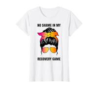 No Shame in My Recovery Game Sobriety Soberversary AA NA T-Shirt