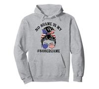No Shame in My Sober Game Anonymous 12 Step Recovery AA NA Sweat à Capuche