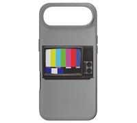 No Signal 70s 80s Television Screen Retro Vintage Funny TV Coque pour iPhone Air