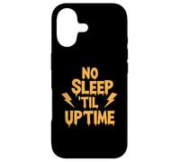 No Sleep Til Uptime Sysadmin IT Programmer Tech Humor Coque pour iPhone 17
