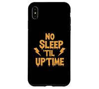 No Sleep Til Uptime Sysadmin IT Programmer Tech Humor Coque pour iPhone XS Max