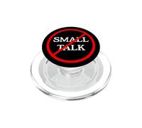 No Small Talk Interesting Conversation Only PopSockets PopGrip pour MagSafe