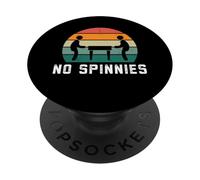No Spinnies Funny Foosball Joueur Humour Rétro PopSockets PopGrip Adhésif