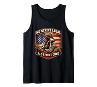 No Street Legal All Street Cred American Dirt Bike Rider États-Unis Débardeur