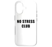 No Stress Club - Men & Women Funny Anti-Stress Motivational Coque pour iPhone 17