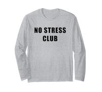 No Stress Club - Men & Women Funny Anti-Stress Motivational Manche Longue
