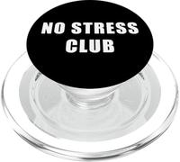 No Stress Club - Men & Women Funny Anti-Stress Motivational PopSockets PopGrip pour MagSafe