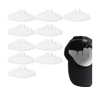 No Sweat Hat Liner, Absorbent 10 Pieces Hat Liner Set, Moisture-Wicking Head Protection Pads for Caps and Helmets, Ideal for Family Use During Sports, Fishing Trips, Hiking Adventures