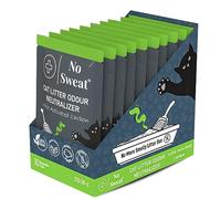 No Sweat Neutralisant D'odeur De Litière Pour Chat Au Charbon Actif.Fabriqué à Partir De Coquille De Noix De Coco, Entièrement Naturel, Sans Produits Chimiques.10 Sachets-One Box 250 GR