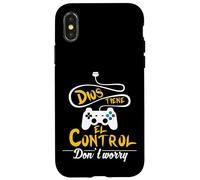 No te preocupes, Dios tiene el control. - Spanish Bible Tee Coque pour iPhone X/XS