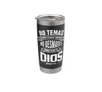 NO TEMAS Citation Chrétienne Espagnol Verset de Bible 41:10 Gobelet isotherme en acier inoxydable double paroi